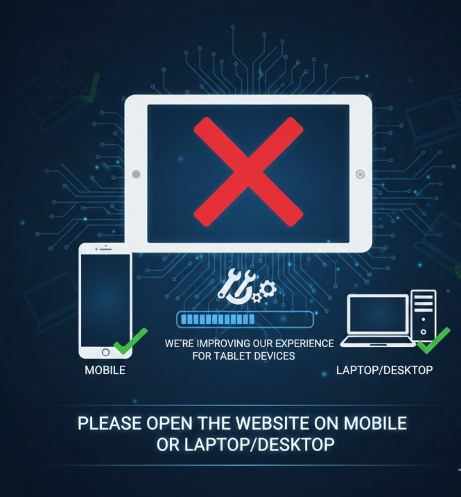 Tablet Blocked Screen